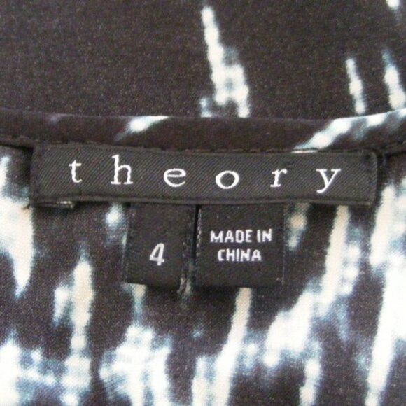 THEORY Mini Dress, 4, Black, Shadrin Block, Silk, Pockets, Sleeveless, - Picture 8 of 10